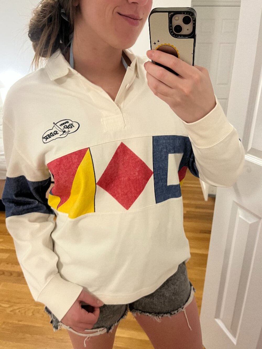 XS Coastal Summer Abercrombie & Fitch x Sperry Sweater NWT - Picture 2 of 3